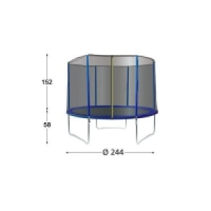Trampoline diamètre 244 cm