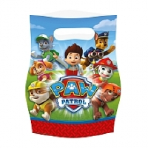 8 Sachets Cadeaux Plastique - Pat Patrouille