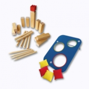 Jeu de plein air en bois
