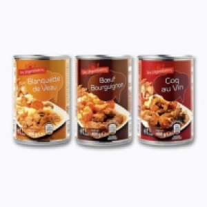 Plat cuisiné 1.99 €