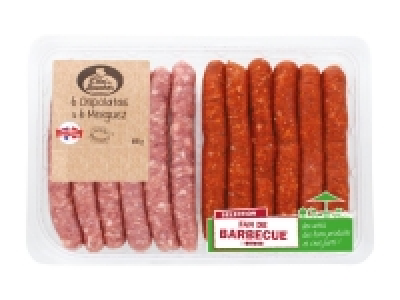 Plateau chipolatas et merguez 4.99 €