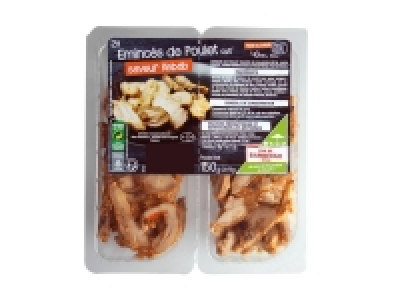 Emincés de poulet saveur kebab