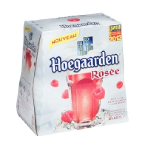 Hoegaarden Bière blanche rosée - Bouteille - Arômatisée à la framboise - Alc. 3%