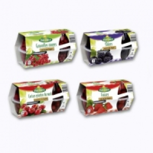 Fruits au sirop léger en coupelles 2.39 €