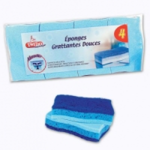 Lot de 4 éponges grattantes douces 1.99 €