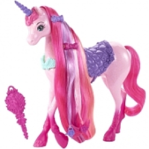 Barbie - Licorne chevelure magique rose