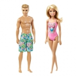 Lot Poup&eacute;es Barbie et Ken &agrave; la plage 14.99&nbsp;&euro;