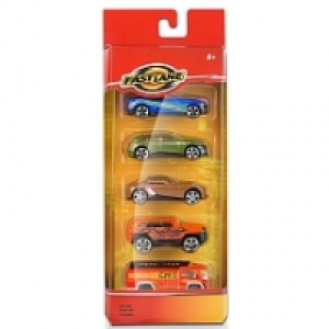 Coffret 5 voitures 1/64&egrave;me (mod&egrave;le al&eacute;atoire)