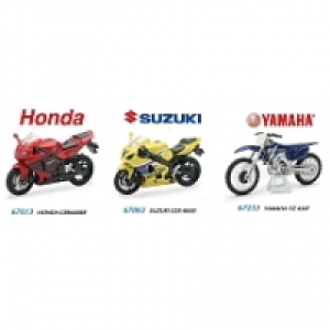 Fast Lane - 3 motos miniatures 1:18 - Honda, Suzuki et Yamaha