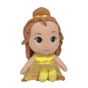 Disney Princesses - Poup&eacute;e en peluche Belle en robe de bal