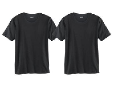 2 t-shirts à col rond