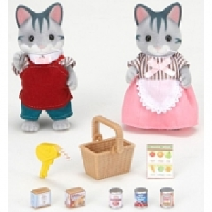 Sylvanian Families - Chat gris commercant
