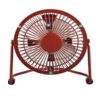 Bricomarche  Mini ventilateur de table rouge