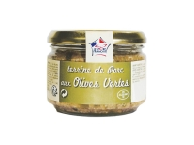 Terrine de porc aux olives vertes