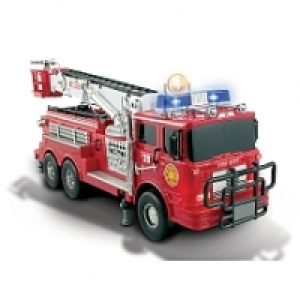 Fast Lane - Camion de pompiers Fire Fighter filoguid&eacute; avec lance &agrave; inc