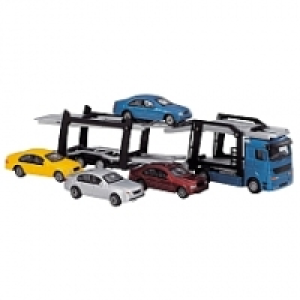 Fast Lane - Camion transporteur de voitures (couleur al&eacute;atoire)