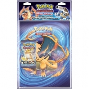 Pok&eacute;mon - Pack cahier range-cartes + Booster XY 12