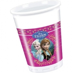 8 Gobelets Plastique 200 ml - La Reine Des Neiges