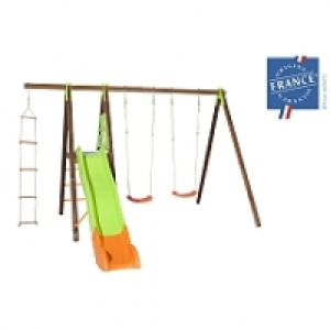 LDD Trigano - Portique Xalto 2,30 m (3 agr&egrave;s/1 Plate-forme/1 Tobog