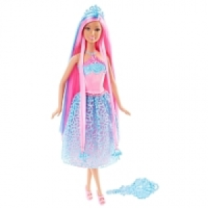 Poup&eacute;e Barbie - Princesse chevelure magique - Rose - DKB61