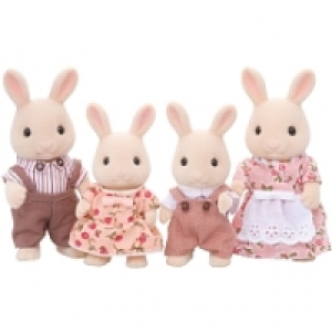 Sylvanian Families - Famille lapin cr&egrave;me