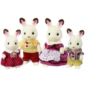 Sylvanian Families - Famille Lapin Chocolat
