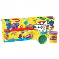 Toysrus  Play-Doh - 6 Pots + 6 pots GRATUITS