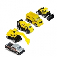 Toysrus  Fast Lane - Pack de 5 camions de chantier miniatures