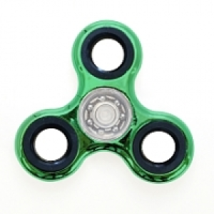 Toi-Toys - Fidget Spinner - Chrome - Vert