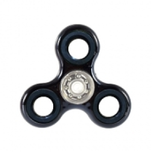 Toi-Toys - Fidget Spinner - Chrome - Noir