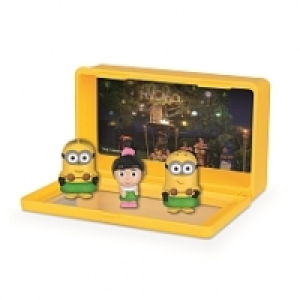 3 Minis figurines Minions - Les Minions en f&ecirc;te