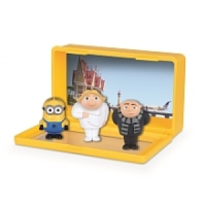 3 Minis figurines Minions - La rencontre de Dru et son fr&egrave;re Dru