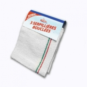 3 Serpillières bouclées 3.99 €