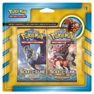 Pack 2 Boosters - Pokémon Soleil < Lune 01 - Groudon (+ Pins)