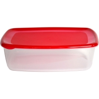 Spar Finlandek Boîte alimentaire hermétique carrée 1L rouge