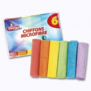Lot de 6 chiffons 2.99 €
