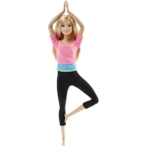 Poup&eacute;e Barbie Fitness - Haut Rose < Bleu DHL82