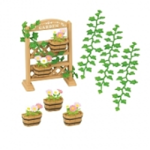 Sylvanian Families - Set de decoration florale et jardinieres