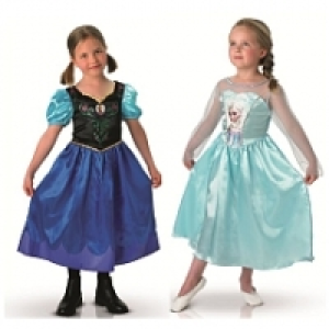 La Reine des Neiges - Lot de 2 d&eacute;guisements Anna et Elsa Large