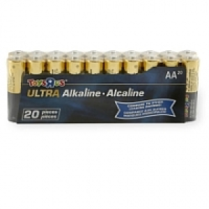 Toys R Us - Pack de 20 Piles Alcaline AA (LR06)