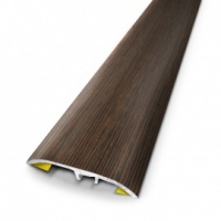 Castorama  Barre de seuil universel métal wengé planche 83 x 3,7 cm