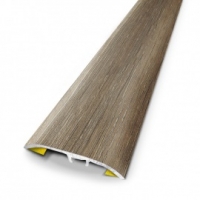 Castorama  Barre de seuil universel métal pin havane 83 x 3,7 cm