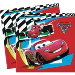 Car 2 - 20 serviettes papier 33x33cm Cars 2