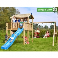 Toysrus  LDD Jungle Gym - Maisonnette Bois Jungle Playhouse XL 2-Swing Xtra