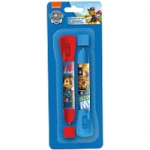 Kids Euroswan - Stylo Projecteur - Pack 2 Stylos - Pat Patrouille