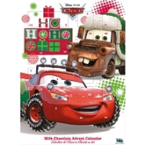 Calendrier De LAvent - Cars - Chocolat 65g (Mod&egrave;le Al&eacute;atoire)