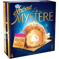 Spar Nestle Extrême - Le Mystère - Dessert glacé vanille avec cur de meringue et e