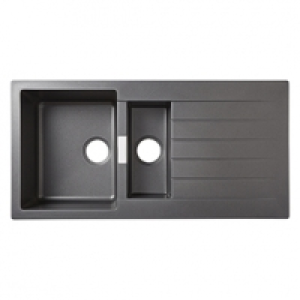 &Eacute;vier &agrave; encastrer granit gris Galvani, 1,5 bacs 209.00&nbsp;&euro;