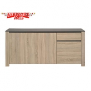 Conforama  Buffet 3 portes 1 tiroir FUMAY coloris naturel