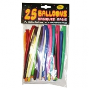 25 ballons &agrave; modeler